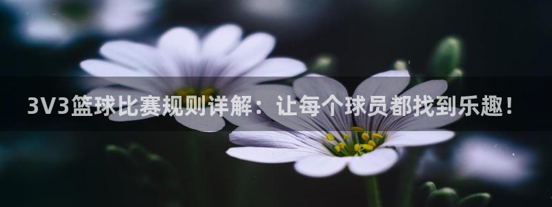 3V3篮球比赛规则详解：让每个球员都找到乐趣！
